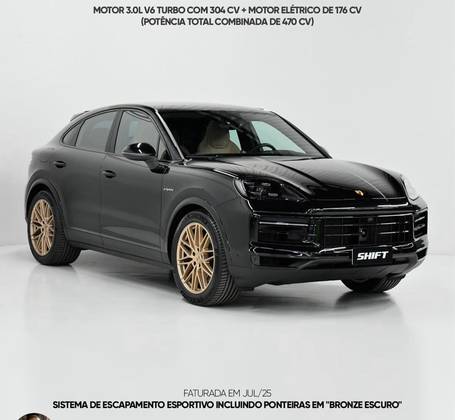 PORSCHE CAYENNE 3.0 V6 S E-HYBRID COUPÉ AWD TIPTRONIC S PORSCHE CAYENNE 3.0 V6 S E-HYBRID COUPÉ AWD TIPTRONIC S